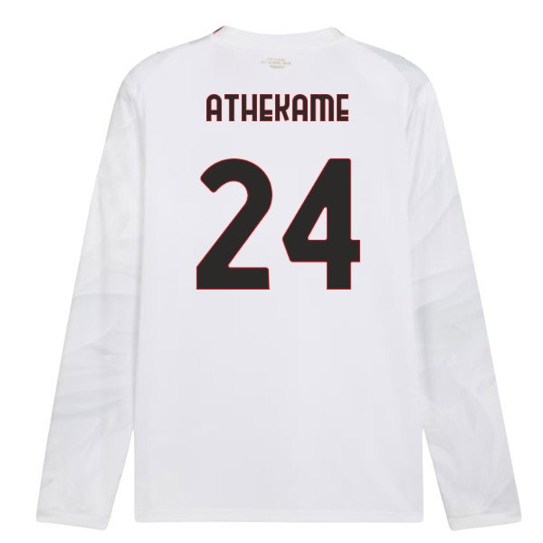 2026-2027 AC Milan Long Sleeve Away Shirt (Athekame 24)