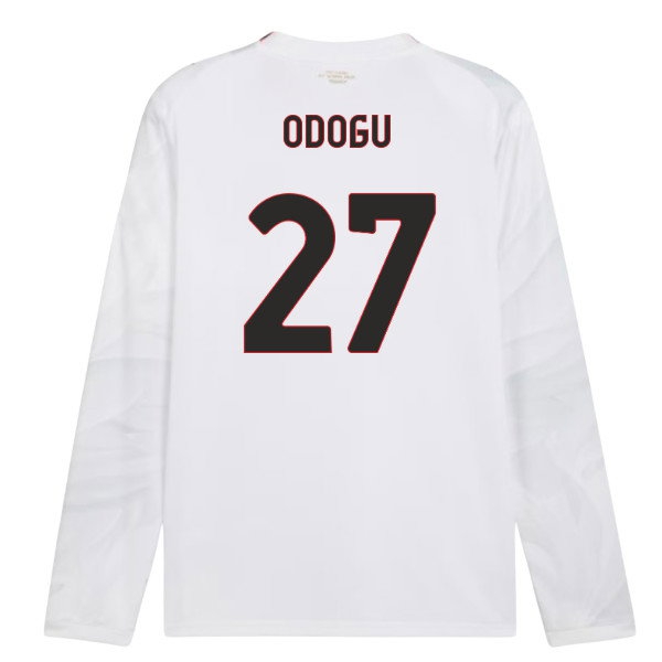 2026-2027 AC Milan Long Sleeve Away Shirt (Odogu 27)
