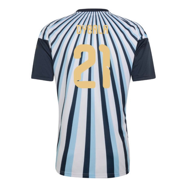 2026-2027 Argentina Home Pre-Match Shirt (White) (Dybala 21) — Shop Now