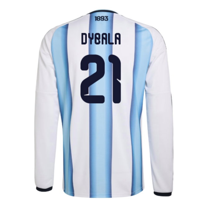 2026-2027 Argentina Long Sleeve Home Shirt (Dybala 21) — Buy Now