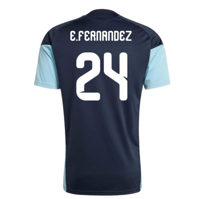 2026-2027 Argentina Training Jersey (Night Navy) (E.Fernandez 24) — Shop Online