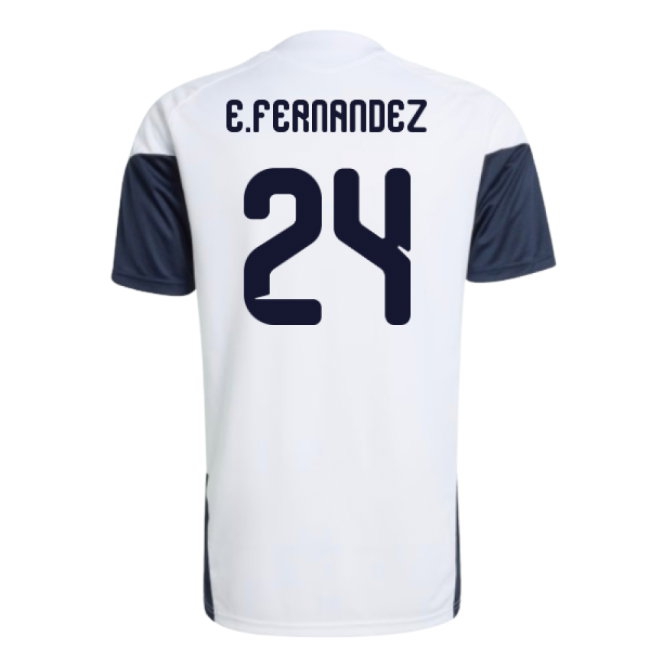 2026-2027 Argentina Training Jersey (White) (E.Fernandez 24) — Buy Now
