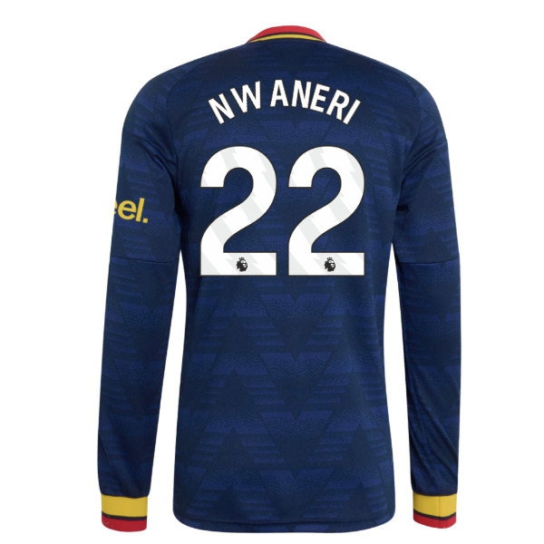 2026-2027 Arsenal Away Long Sleeve Shirt (Nwaneri 22) — Shop Online