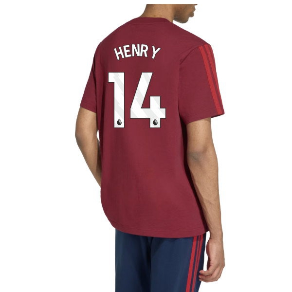 2026-2027 Arsenal DNA Tee (Burgundy) (Henry 14) — Shop Online