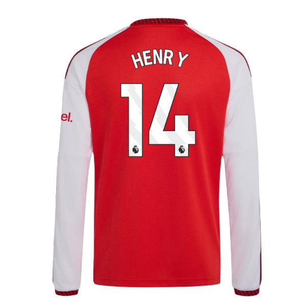 2026-2027 Arsenal Home Long Sleeve Shirt (Kids) (Henry 14) — Shop Online