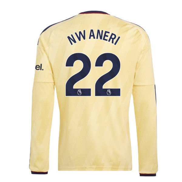 2026-2027 Arsenal Long Sleeve Third Shirt (Nwaneri 22) — Buy Online