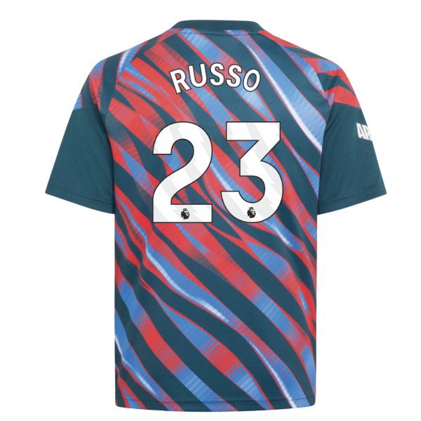 2026-2027 Arsenal Pre-Match Shirt (Utility Green) - Kids (Russo 23) — Shop Now