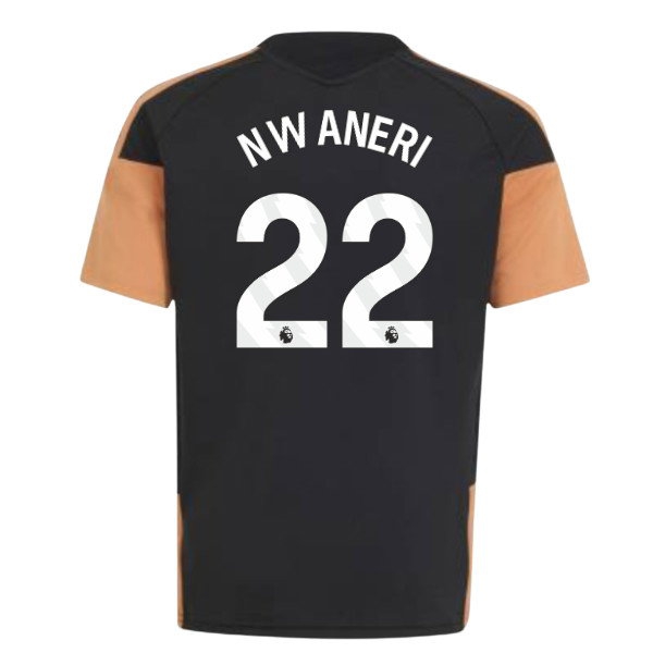 2026-2027 Arsenal Training Jersey (Black) - Kids (Nwaneri 22) — Shop Now