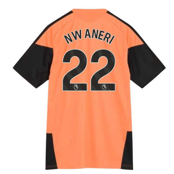 2026-2027 Arsenal Training Jersey (Dusky Orange) (Nwaneri 22) — Shop Online