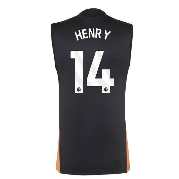 2026-2027 Arsenal Training Sleeveless Jersey (Black) (Henry 14) — Buy Now