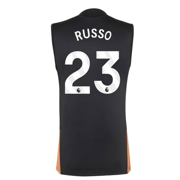 2026-2027 Arsenal Training Sleeveless Jersey (Black) (Russo 23) — Buy Online