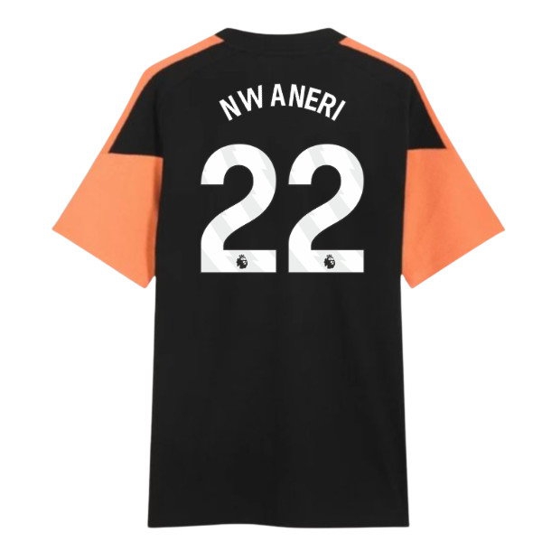 2026-2027 Arsenal Training Tee (Black) (Nwaneri 22) — Shop Online
