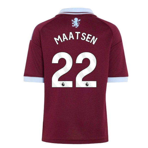2026-2027 Aston Villa Home Shirt (Kids) (Maatsen 22) — Shop Now