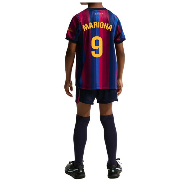 2026-2027 Barcelona Home Little Kids Mini Kit (Mariona 9) — Shop Online