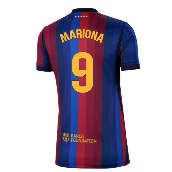 2026-2027 Barcelona Home Shirt (Womens) (Mariona 9) — Buy Online