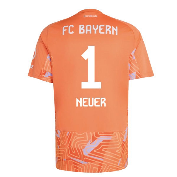 2026-2027 Bayern Munich Home Goalkeeper Shirt (Orange) (Neuer 1) — Buy Online