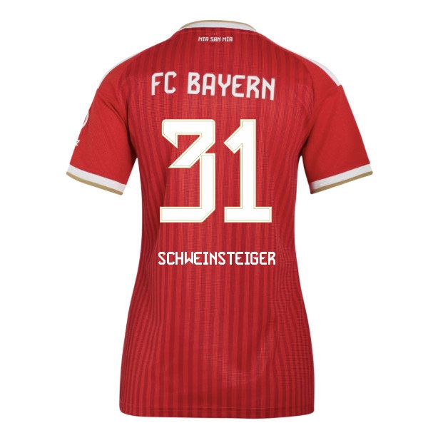 2026-2027 Bayern Munich Home Shirt (Womens) (Schweinsteiger 31) — Shop Now