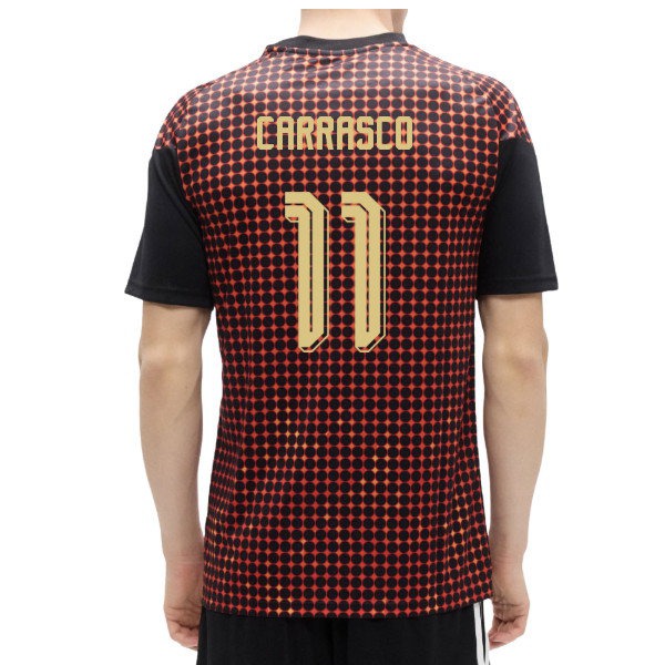 2026-2027 Belgium Home Pre-Match Shirt (Black-Red) (Carrasco 11)