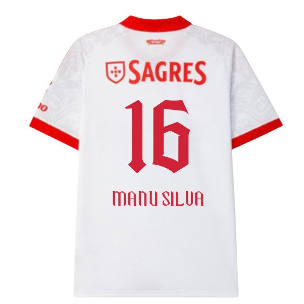 2026-2027 Benfica Away Shirt (Kids) (Manu Silva 16) — Shop Now