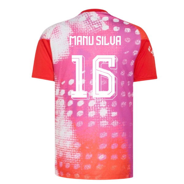 2026-2027 Benfica Pre-Match Shirt (Red) (Manu Silva 16) — Shop Now