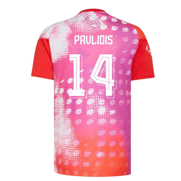 2026-2027 Benfica Pre-Match Shirt (Red) (Pavlidis 14)