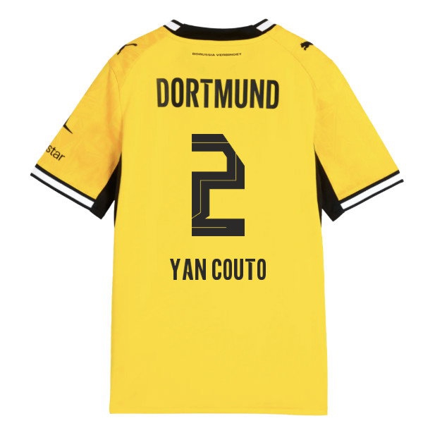 2026-2027 Borussia Dortmund Home Shirt (Kids) (Yan Couto 2)