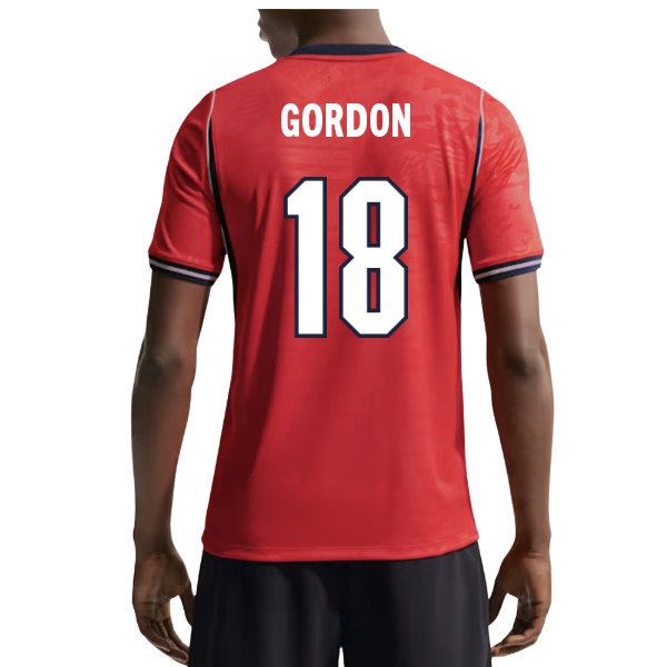 2026-2027 England Away Shirt (Gordon 18)