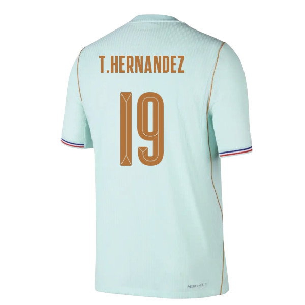 2026-2027 France Away Match Player Version Aero-Fit Shirt (T.Hernandez 19) — Shop Now