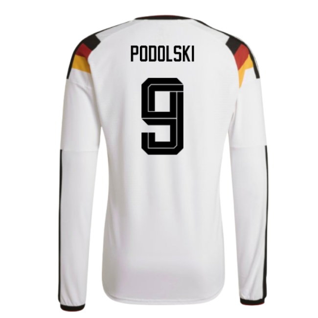 2026-2027 Germany Player Version Long Sleeve Home Shirt (Podolski 9) — Shop Online