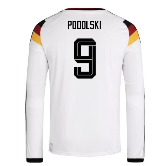 2026-2027 Germany Long Sleeve Home Shirt (Podolski 9) — Buy Now