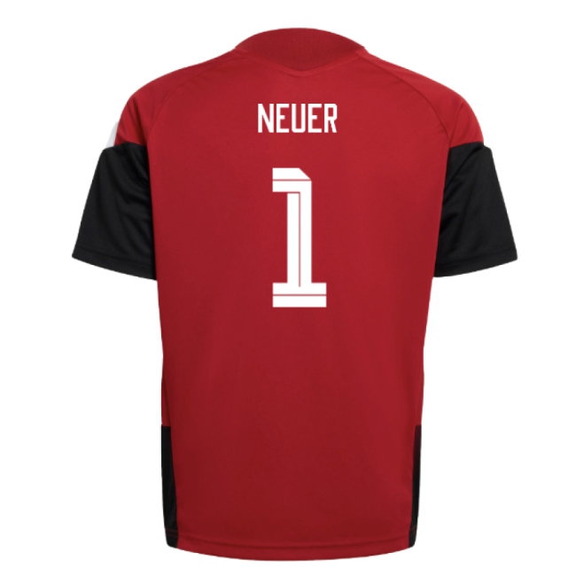 2026-2027 Germany Training Jersey (Red) - Kids (Neuer 1) — Shop Online