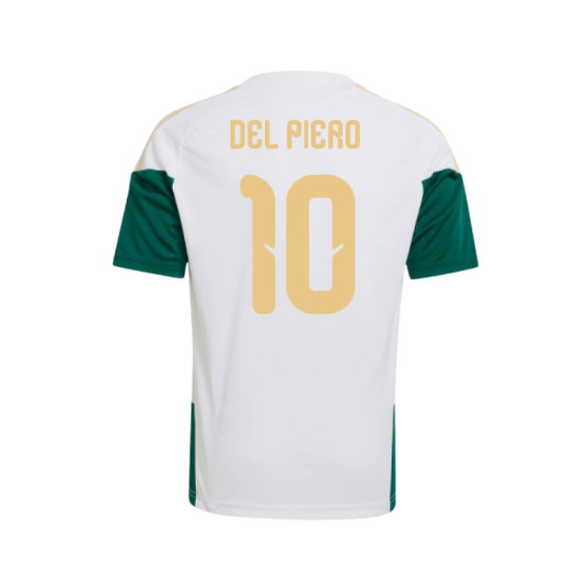 2026-2027 Italy Training Jersey (White) - Kids (Del Piero 10) — Buy Online