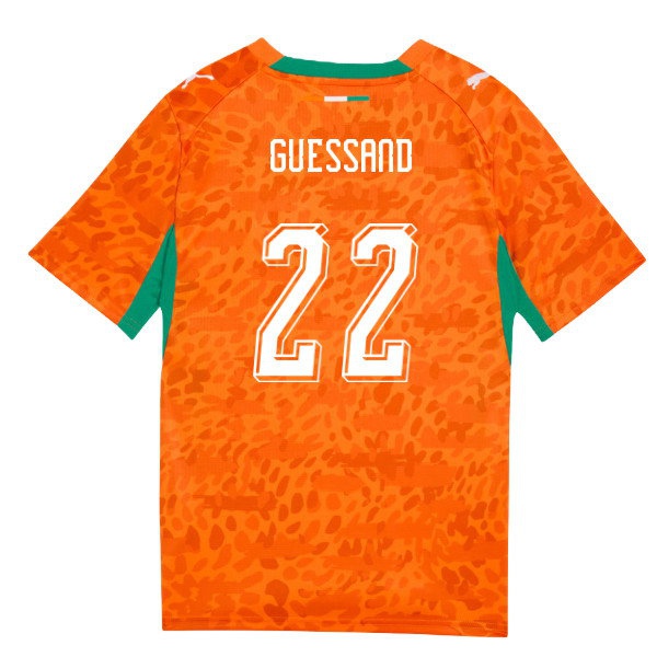 2026-2027 Ivory Coast Home Shirt (Kids) (Guessand 22) — Buy Online