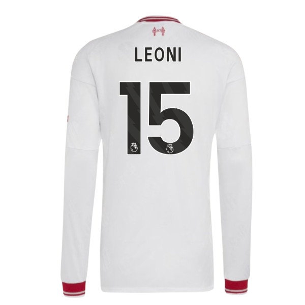 2026-2027 Liverpool Player Version Long Sleeve Away Shirt (Leoni 15) — Buy Now