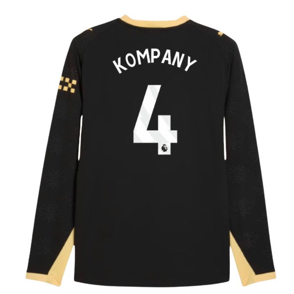 2026-2027 Man City match-style Long Sleeve Away Shirt (Kompany 4)