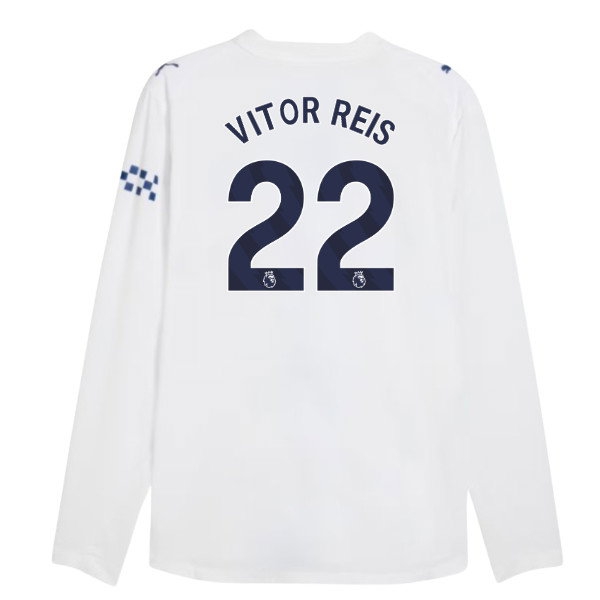 2026-2027 Man City match-style Long Sleeve Third Shirt (Vitor Reis 22)