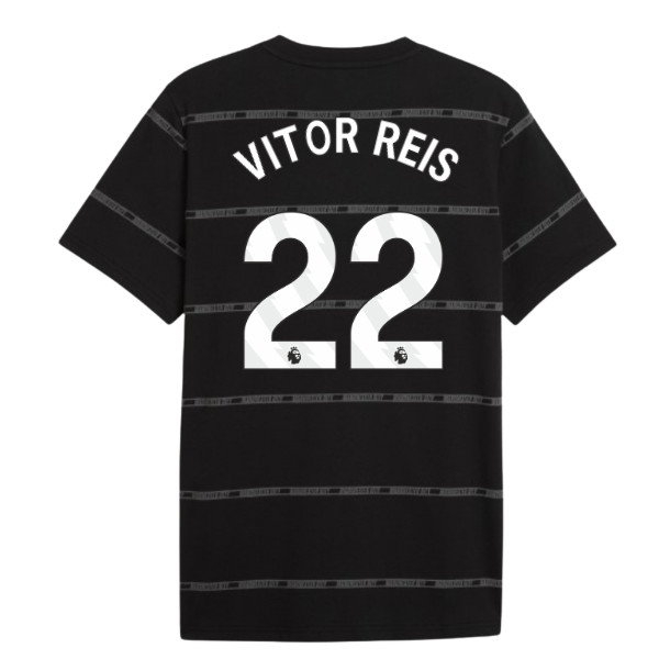 2026-2027 Man City ftblCulture Tee AOP (Black) (Vitor Reis 22)