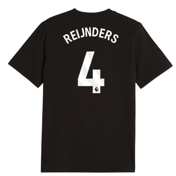 2026-2027 Man City FtblCulture Tee (Black) - Kids (Reijnders 4) — Buy Now