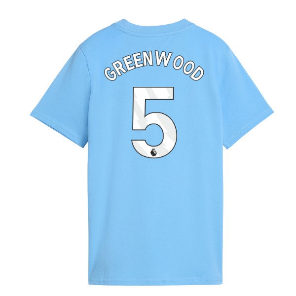 2026-2027 Man City FtblCulture Tee (Light Blue) (Greenwood 5) — Shop Now
