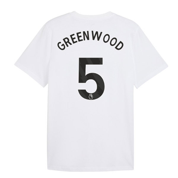 2026-2027 Man City FtblCulture Tee (White) (Greenwood 5) — Buy Now