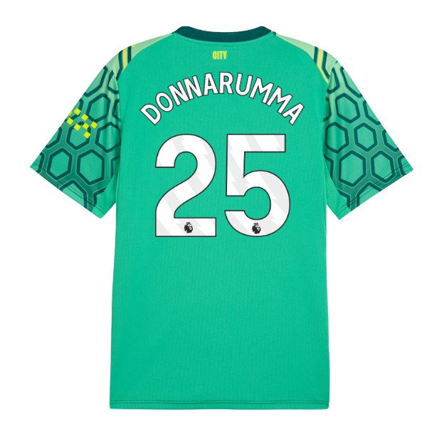 2026-2027 Man City Goalkeeper Shirt (Green) (Donnarumma 25) — Buy Now