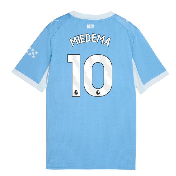 2026-2027 Man City Home Shirt (Kids) (Miedema 10)