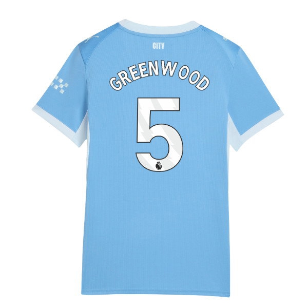 2026-2027 Man City Home Shirt (Womens) (Greenwood 5) — Buy Now