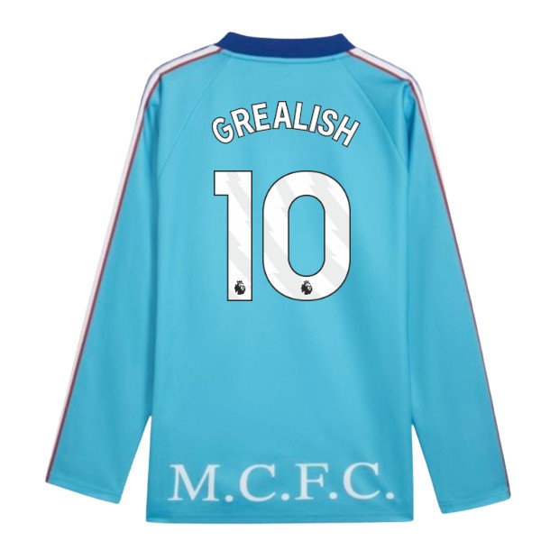2026-2027 Man City KING Jersey LS (Blue) (Grealish 10) — Shop Online