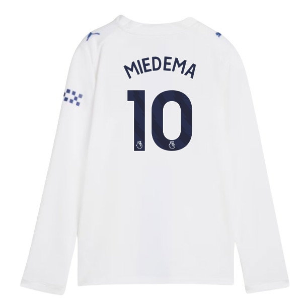 2026-2027 Man City Third Long Sleeve Shirt (Kids) (Miedema 10)