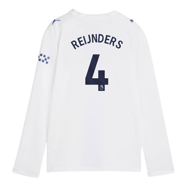 2026-2027 Man City Third Long Sleeve Shirt (Kids) (Reijnders 4) — Shop Now