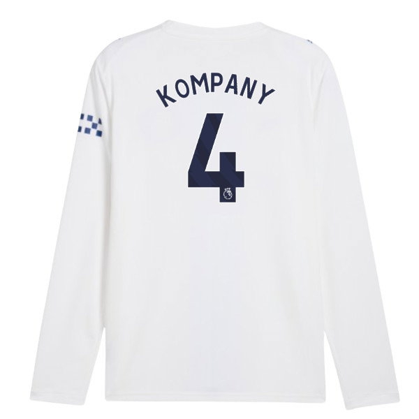 2026-2027 Man City Third Long Sleeve Shirt (Kompany 4)