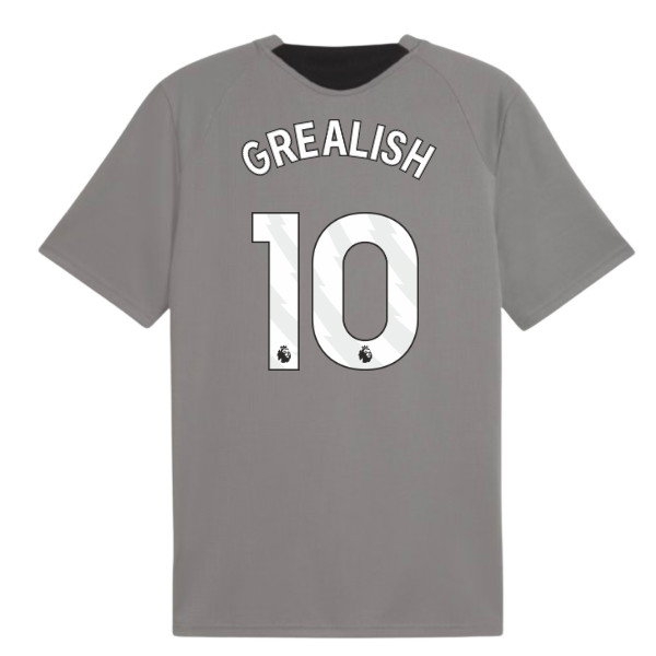 2026-2027 Man City Training Jersey (Cast Iron) (Grealish 10) — Buy Now