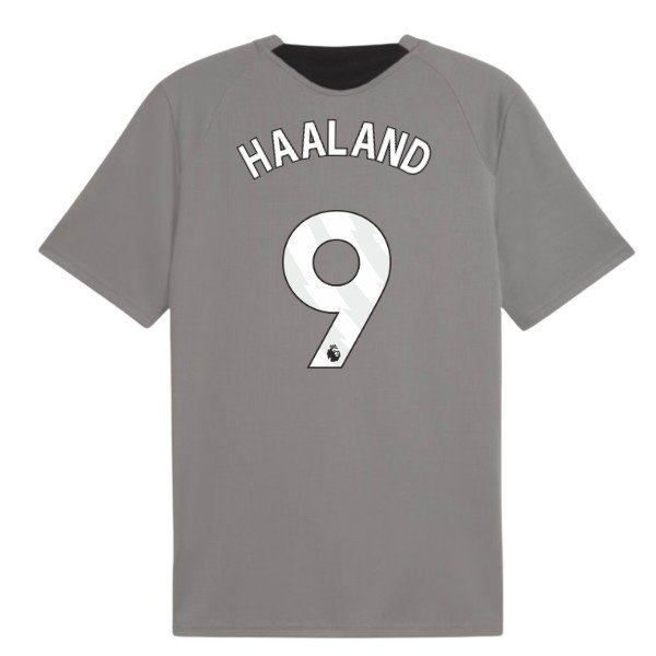 2026-2027 Man City Training Jersey (Cast Iron) (Haaland 9) — Buy Now