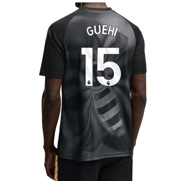 2026-2027 Man City Warm Up Jersey (Black) (Guehi 15) — Buy Now